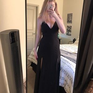 Long black dress
